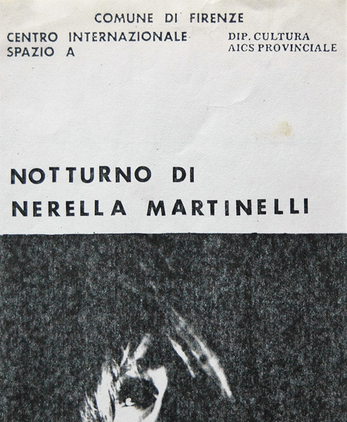 Firenze 1985: Centro Culturale Spazio A 